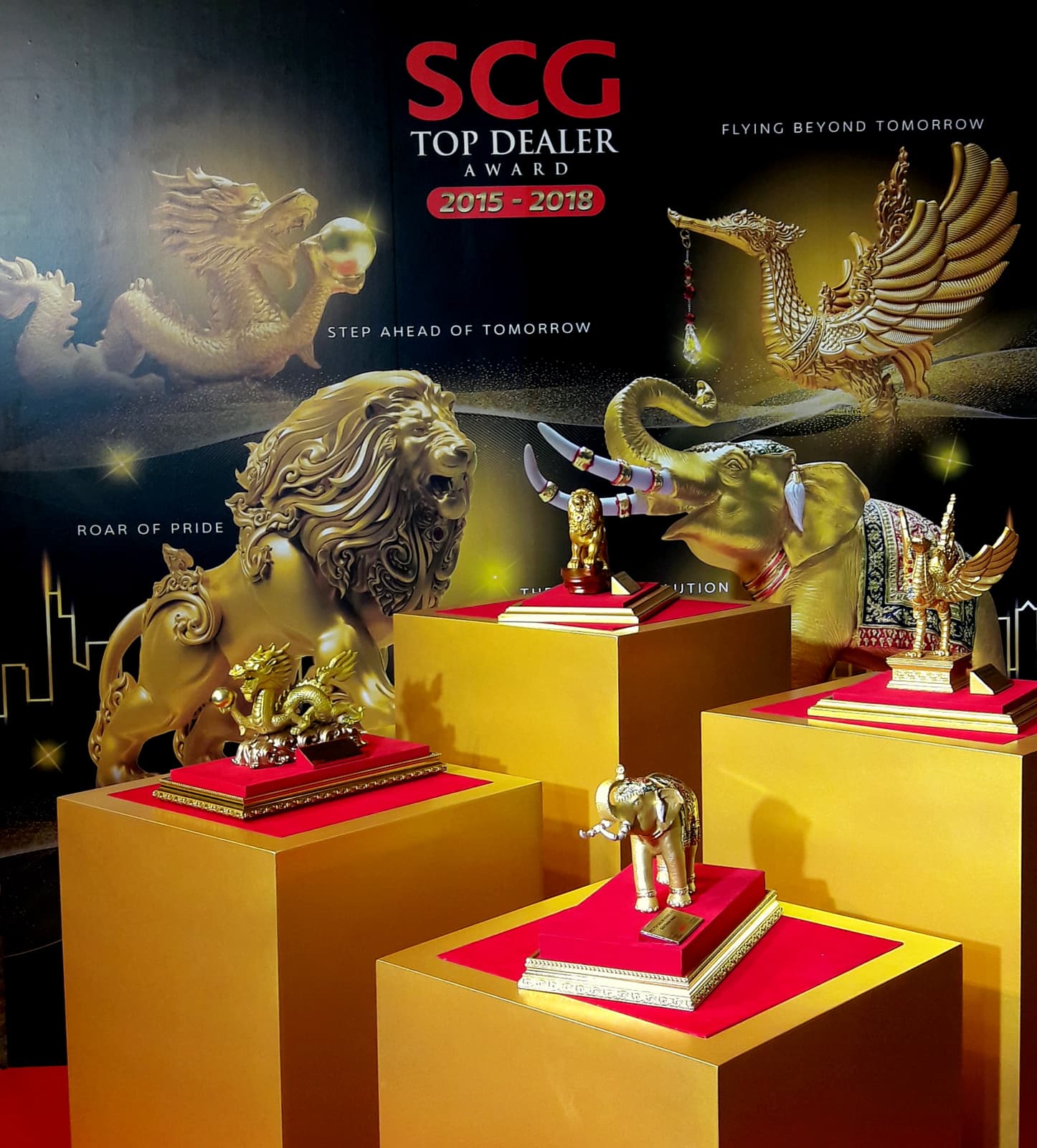SCG Top Dealer Trophy in 2018