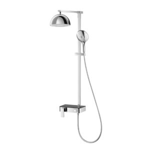 Cotto Exposed Shower Mixer With 3 Fn.Hand Shower_Bluetooth Speaker Rain Shower, Switch Panal - CT2242W