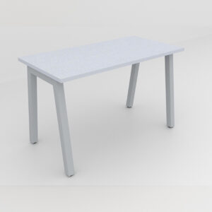 Rockworth Desk with Square Profile Taper Leg Grey Finish